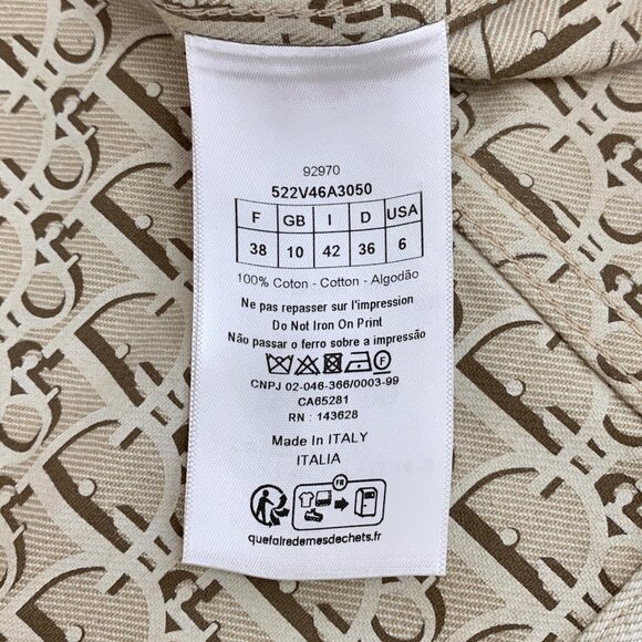 Dior Off-white cotton hooded jacket - Picture 9 of 9